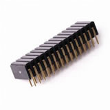 Model Number:F202D-2*XXRXXX.-1  R/A Type 1.27mm Female Header with Current Rating of 2A