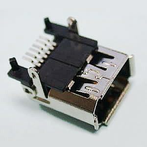 1394S IEEE1394 Female Single SMT